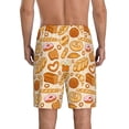 thumbnail image 5 of Salouo Various Bread Pattern Men's Sleep Pajama Shorts,Pajama Bottoms Elastic Waistband Sleep Pajama Short PJ Shorts for Men -XX-Large, 5 of 6