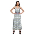 thumbnail image 1 of Moomaya WoMen's Sleeveless Maxi Dress With Trim Lace Spaghetti Strap Summer Wear, 1 of 6