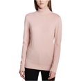 thumbnail image 2 of Suéter de cuello alto Calvin Klein rosa extragrande Pull-over, 2 of 2
