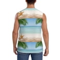 thumbnail image 4 of Balery Starfish in Beach Camisetas sin mangas para hombre, absorbe la humedad y protege contra el mal olor.-XX-Large, 4 of 7