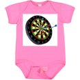 thumbnail image 3 of Inktastic Dart Board Boys or Girls Baby Bodysuit, 3 of 5
