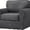Dark grey, variant on Velvet Sofa Covers, Stretch Armchair Couch Slipcovers , Soft Furniture Slipcover with Separate Cushion Covers and Backrest Covers (3-piece Set for 1 Cushion Sofa, Dark Grey)