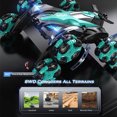 thumbnail image 3 of Bruce&Shark 8 Wheel RC Stunt Car, 2.4G Transform Toy with Gesture Control, Water Mist & Lights, Remote Control Car for Kids, 3 of 10