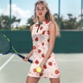thumbnail image 2 of Yuyamidu Strawberry Daisy Tennis Golf Dress for Women Size S Moisture-Wicking Workout Golf Dresses with Shorts and Inner Pocket Anti Wrinkle Tennis Dress for Women, 2 of 7