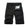 thumbnail image 2 of UVEASISHA Ripstop Cargo Shorts for Men Relaxed Fit Outdoor Short Pants Tactical Work Shorts with Pockets Black XL, 2 of 3
