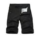 thumbnail image 2 of pstuiky Pantalones cortos para hombre, Pantalones cortos cargo casuales de moda para hombre, con bolsillos y botones, cintura elástica Pantalones cortos de golf, 2 of 3