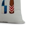 thumbnail image 2 of Simply Daisy, 26 x 26 inch, Oar Multi Painted, Geometric Print Pillow, Ivory, 2 of 2