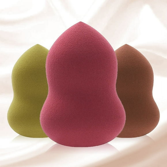 3/5 PCS Makeup Sponge Set Makeup Puff Beauty Foundation Blend Sponge Multicolor Beauty Makeup Egg Basic Mixing Sponge Random Color Rose red light blue pink green milk tea color