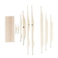 thumbnail image 2 of Kit de refuerzo de madera de para guitarra acústica, pieza de reparación para luthier, accesorios ligeros para instrumentos musicales,, 2 of 9