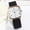 C, variant on Fashion Black White Leather Belt Simple Men Women Watch Square Dial Trendy D2P1