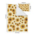 thumbnail image 5 of White Sunflower Duvet Cover and Pillowcase Set for Single Bedding, Bedroom Accessories for Kids Teens, 5 of 5