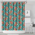 thumbnail image 2 of Waterproof Pioneer Shower Curtain 84x72 Inch Polyester Unique Colorful Floral Shower Curtain for Bathroom Hotel Home Decor with 12 Plastic Hooks, 2 of 5