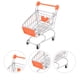 thumbnail image 2 of 1 mini carrito de compras para niños, juguete de simulación, carrito de hierro para guardar maquillaje, carrito de comestibles con galvanoplastia (color aleatorio)., 2 of 5