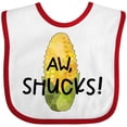 thumbnail image 3 of Inktastic Aw, Shucks Corn on the Cob Humor Boys or Girls Baby Bib, 3 of 4