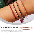 thumbnail image 4 of Bracelet Tressé Accessoire de Mode Femmes Hommes Bracelet Bijoux Bracelet Mode Décor Accessoires Accessoires Réglable Bracelets Fil avec Frange Décors Type 26, 4 of 9
