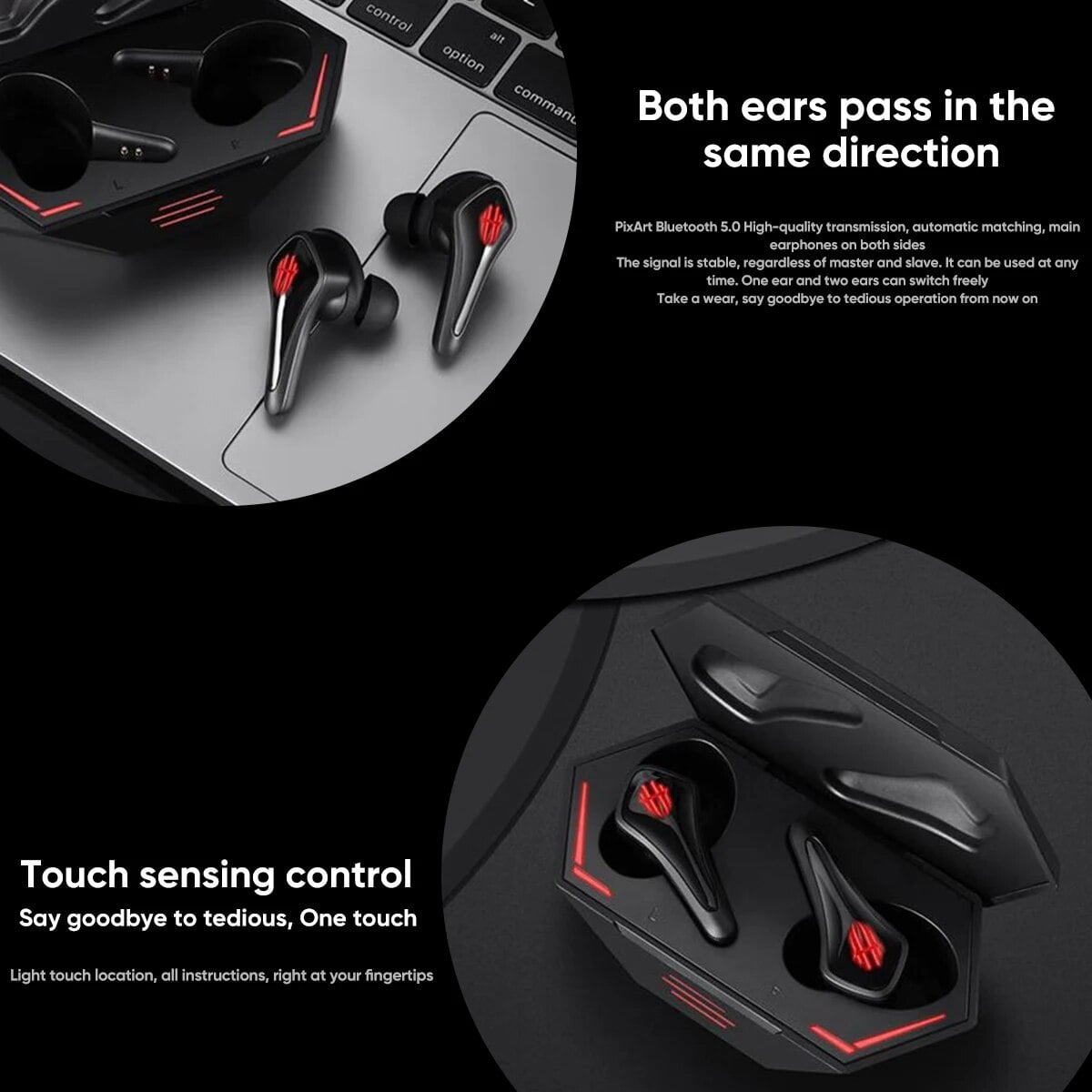 Red Magic Cyberpods TWS Gaming Earbuds True Wireless