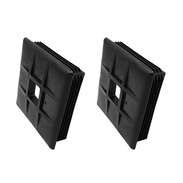 2 uds tapón de parachoques tapa de extremo RV tapón de parachoques de bloqueo para accesorios de remolque de viaje Likrtyny Accesorios para autos y motos
