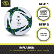 Athletic Works Size 4 Soccer Ball, Blue