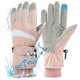thumbnail image 1 of Guantes de esquí para mujer, guantes impermeables de nieve de invierno para esquiar actividades al aire libre, guantes térmicos antideslizantes con pantalla táctil, regalo de Navidad, Año Nuevo para m, 1 of 8