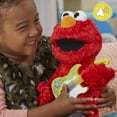 Sesame Street Rock and Rhyme Elmo Talking, Singing 14Inch Plush Figure Toy