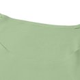 thumbnail image 4 of HOOMEUMY Men's Summer Crew Neck T-Shirt Short Sleeve Solid Color Slim Fit Tee Tops Basic Stretch T-Shirt Green XL, 4 of 8