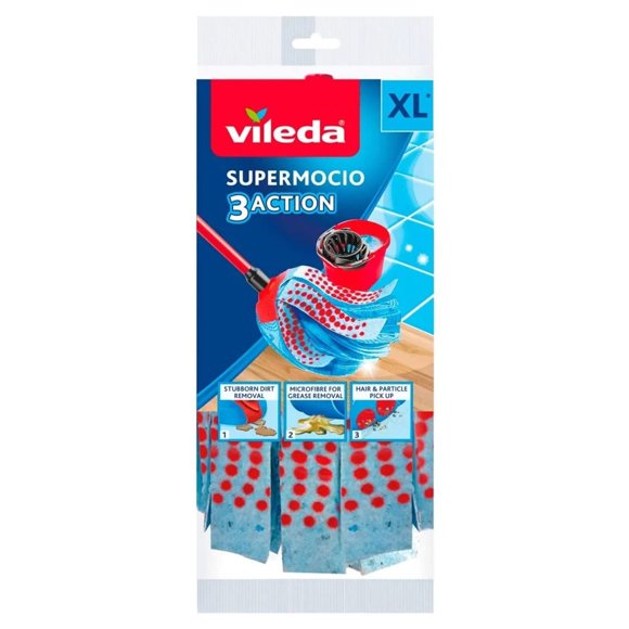 Vileda Supermocio Tête de Vadrouille (Lot de 2)