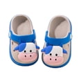 thumbnail image 5 of Cartoon Cow Butterfly Charms Toddler Girls EVA Clogs Non Slip Pool Beach Shower Slippers Adjustable Heel Strap For 18Months-6Years Old Kids, 5 of 5