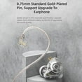 thumbnail image 4 of KZ-EDX Pro Écouteurs HIFI Bass Sport Moniteur (Transparent avec Micro), 4 of 9