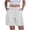 White, variant on Hurxie Hiking Shorts for Women High Waisted Pull On Cargo Casual Golf Water Resistant 7 Inch Inseam Mid Thigh Shorts Black,2XL