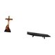 thumbnail image 5 of Adorno religioso de María con bandeja de madera rústica. Cuenco decorativo multiusos para aperitivos, ideal para el hogar o la oficina., 5 of 8