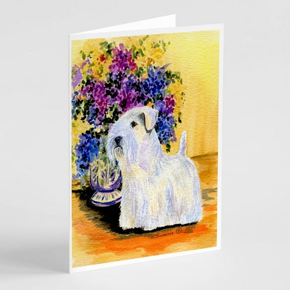 Sealyham Terrier Greeting Cards and Envelopes Pack of 8