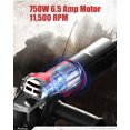 thumbnail image 2 of Amoladora angular AVID POWER 750 W 11500 RPM 115 mm con ruedas, 2 of 9