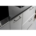 thumbnail image 4 of Goo-Ki 6 Pack 3" Hole Center Matte Black Kitchen Cabinet Handles Drawer Pulls Mordern Dresser Hardware, 4 of 9