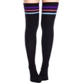 thumbnail image 1 of ORUYROP Women Thigh High Socks Knit Over Knee High Stockings Girls Tall Long Boot Leg Warmers, 1 of 7