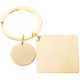 thumbnail image 2 of Engraving Keychain Pendant Keychain Pendants Gift Giving 304 Stainless Steel Golden Decoration 1 Set, 2 of 3