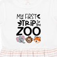 thumbnail image 4 of Inktastic My First Trip to the Zoo Cute Animals Girls Toddler Dress, 4 of 5