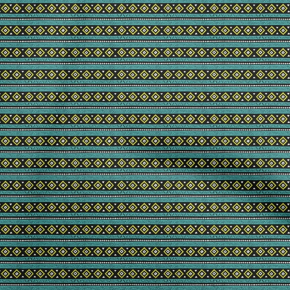 oneOone Polyester Spandex Black Fabric Tribal Sewing Craft Projects Fabric Prints By Yard 56 Inch Wide
