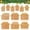 24pc, variant on SMKE Gingerbread House Christmas Ornaments (Set Of 24),Large House Shaped Christmas Tree Cookie Decorations,