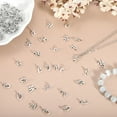 thumbnail image 4 of Uxcell 100 Pack A-Z Alphabet Charm, Metal Alphabet H Letter Charm Initial Charm Pendant Bead for Necklaces Bracelets Jewelry Making Crafts, Silver, 4 of 6