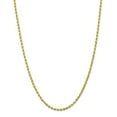 thumbnail image 6 of 10K Yellow Gold 3mm Handmade Diamond Cut Rope Chain 24 Inch, 6 of 6