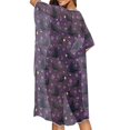 thumbnail image 5 of SCRAWLGOD Raven Rose Clock Print Swimsuit Coverup for Women Casual Quick Dry Beach Cover Up Lightweight Long Bathing Suit Cover Up, 5 of 6