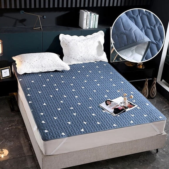 CHUNTIAN Waterproof Bedspread On The Bed King Size Bed Cover Quilted Mattress Pad Washable Mattress Protector For Pet Dog Bed Linen
