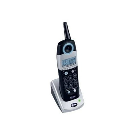 AT&T 5800 - Cordless extension handset with caller ID/call waiting - 5.8 GHz - black, silver - for AT&T 5830, 5840