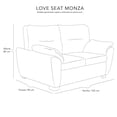 thumbnail image 5 of Sala 2-2 TRINITY Monza 2 Piezas (Love Seat, Love Seat) Gris Carbón Para Sala, 5 of 5