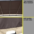 thumbnail image 4 of Universal Brown Canopy Cover Replacement for 12x9 Ft Curved Outdoor Pergola Structure (Frame Not Included), 4 of 10