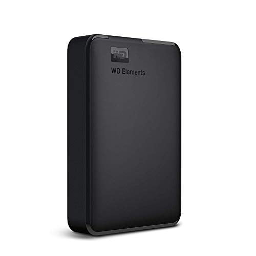 WD 4TB Elements Portable External Hard Drive HDD, USB 3.0, Compatible with PC, Mac, PS4 & Xbox - WDBU6Y0040BBK-WESN
