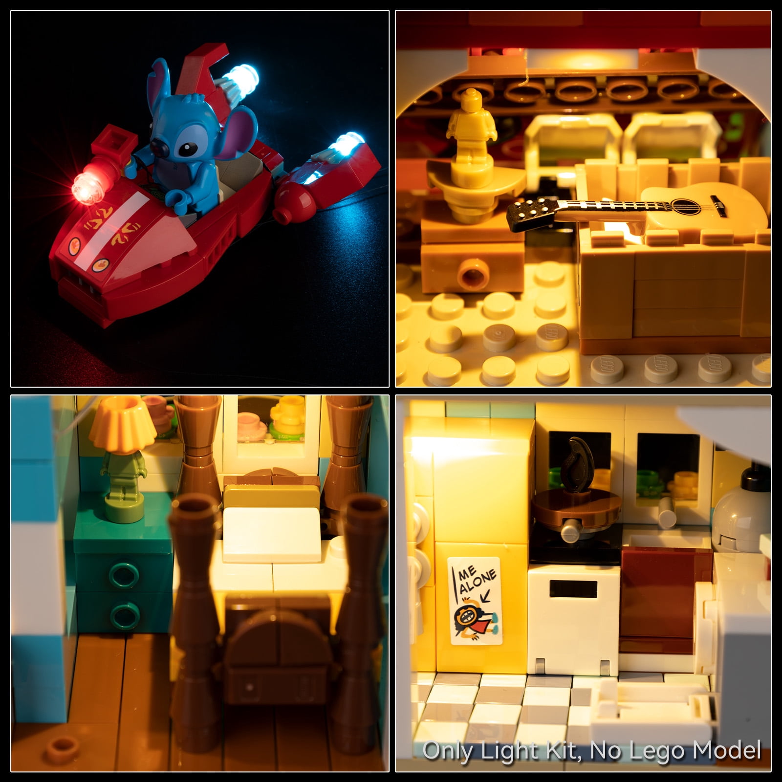Kyglaring Led Light Kit Compatible with Lego 43268 Model Building kit (Not Included Bricket)