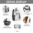 thumbnail image 4 of JIALIOU 14" Laptop Backpack Waterproof Airline Approved Stylish Casual Daypack for Travel Business College Work, Lovely Girl Holding Dog, 4 of 8