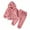 Pink, variant on Usaibhir Toddler Baby Fleece Set Winter Pullover Tops Pants 2pcs Set,Toddler Bear Sweatshirt Fluffy Outfit 12M-5T