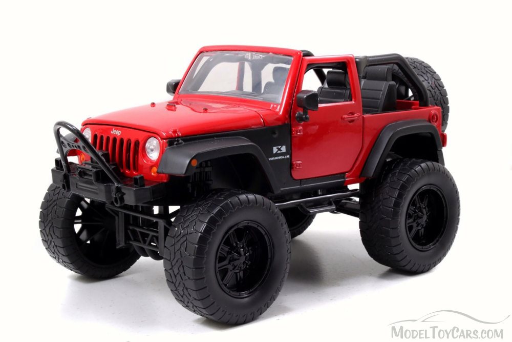 red jeep wrangler toy car